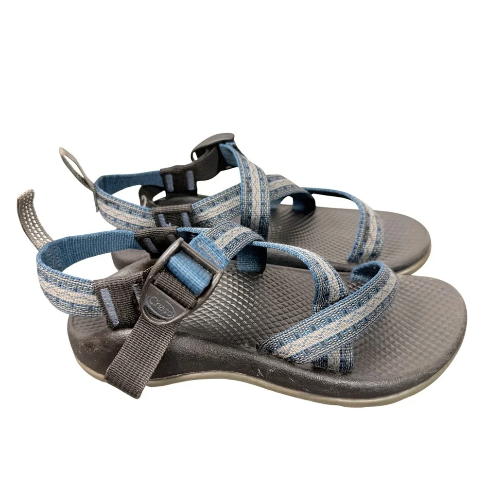Chaco Kids Z1 Sport Sandals Blue Adjustable Strap Hiking Water Shoes US 2